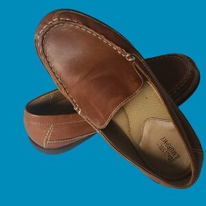 Johnston & Murphy Tan Leather Slip-Ons